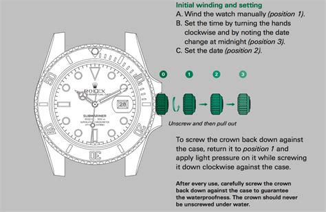 rolex how to set date|rolex setting date and time.